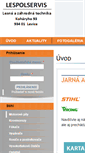 Mobile Screenshot of lespolservis.sk